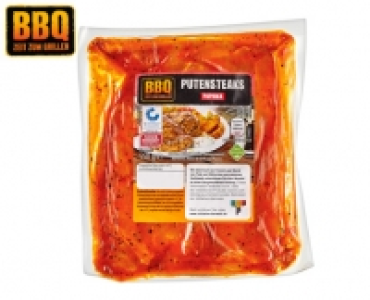 Aldi Süd  BBQ Putensteaks, mariniert