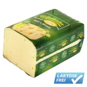 Gr&uuml;nl&auml;nder mild-nussig Deutscher Schnittk&auml;se, 48 % Fett i. Tr., je 100 0.69&nbsp;&euro;
