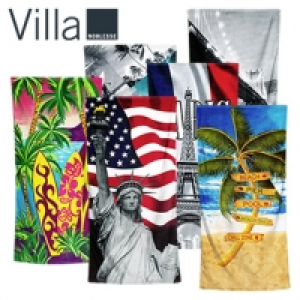 Velours-Strandlaken 100 % Baumwolle, versch. Gr&ouml;&szlig;en ab 7.99&nbsp;&euro;