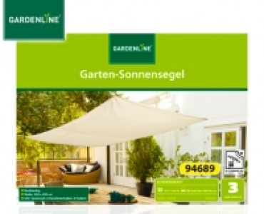 GARDENLINE&reg;Garten-Sonnensegel 19.99&nbsp;&euro;