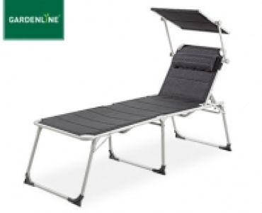 GARDENLINE&reg;Aluminium-Komfort-Sonnenliege XXL