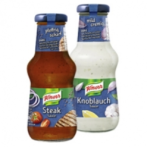 Knorr Schlemmersaucen versch. Sorten, jede 250-ml-Flasche 0.79 €