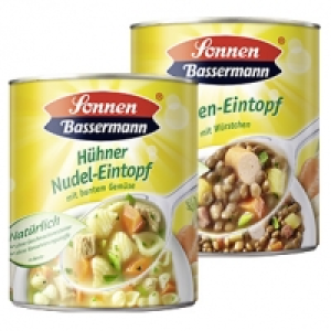 Sonnen Bassermann Eintöpfe versch. Sorten, jede 800-g-Dose 1.11 €