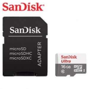 Highspeed-microSDHC-Karte 16 GB mit Adapter 11.99&nbsp;&euro;
