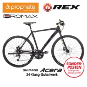Alu-Fitnessbike Bergsteiger 7.3 28er - Rapid-Fire Schalthebel - hydrau