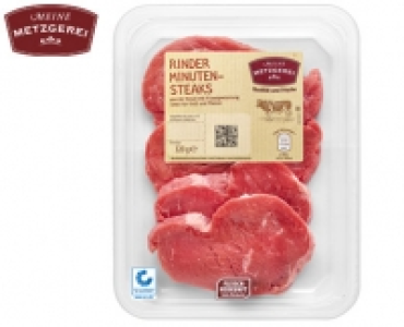 MEINE METZGEREI Rinder Minutensteaks 2.99 €