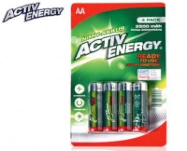 Aldi Süd  ACTIV ENERGY®NiMH-Akkus Ready to use