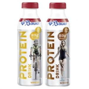 Real  Bauer Protein Drink versch. Sorten, jede 330-g-Packung