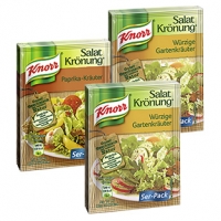 Real  Knorr Salat Krönung trocken versch. Sorten, 5er = 50-g-Packung, ab 3 P