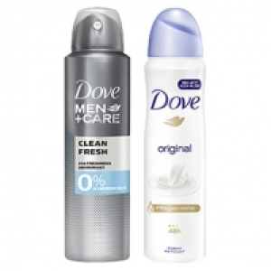 Dove Deo Spray oder Roll on versch. Sorten, jede 150/75-ml-Dose/jeder
