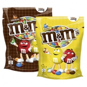 m&m&acute;s versch. Sorten, jeder 170/200-g-Beutel