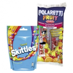 Polaretti Wassereis oder Skittles versch. Sorten, jede 10 x 40 ml = 40