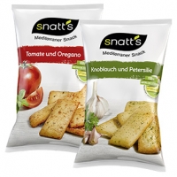 Real  Snatts Mediterraner Snack, jede 110/120-g-Packung