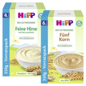 Hipp Bio Getreide Brei versch. Sorten, jede 350-g-Packung