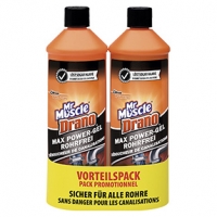 Real  Drano Rohrfrei Power-Gel 2 x 1 Liter, jedes Doppelpack