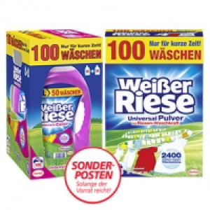 Wei&szlig;er Riese Waschmittel 100 Waschladungen, versch. Sorten, jede Packu