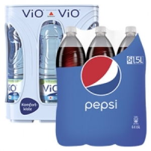 Pepsi, Schwip Schwap versch. Sorten oder Vio Medium, Still (koffeinhal