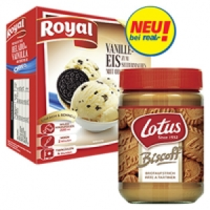 Oreo-, Milka Eispulver oder Lotus Biscoff Brotaufstrich cremig oder cr