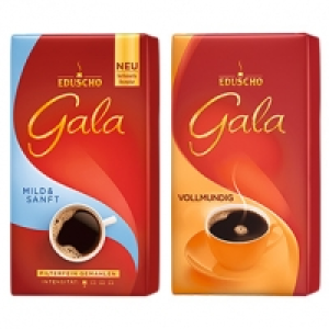 Eduscho Gala Mild & Sanft oder Vollmundig, jede 500-g-Vac.-Packung