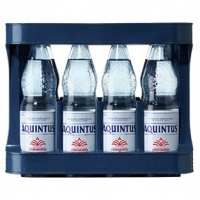 Real  Aquintus Mineralwasser Classic, Medium 12 x 1 Liter, jeder Kasten