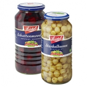 Seidel Schattenmorellen ohne Stein oder Stachelbeeren und weitere Sort