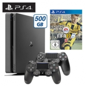 PlayStation 4 500 GB inkl. 2. Controller und Fifa 17
