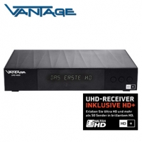 Real  UHD-/HDTV-Twin-Sat-Receiver UHD4000HD+ alphanumerisches Display, EPG D