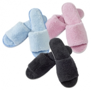 Damen-Kuschelslipper im Organza-Beutel, je