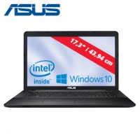 Real  Notebook F751SA-TY118T mit Intel Celeron N3060 Dual-Core-Prozessor (2 