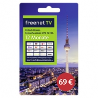 Real  freenet TV-Verlängerung für 12 Monate