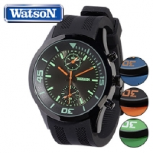 Unisex- Armbanduhr sportliches Design japanisches Quarzwerk kratzfeste
