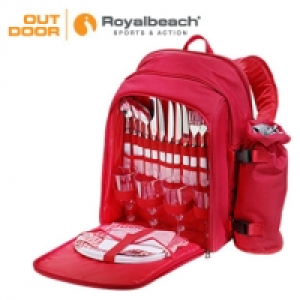 Picknick- Rucksack f&uuml;r 4 Personen, 28-teilig