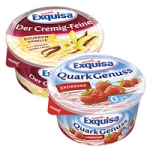 Exquisa Quark Genuss oder Der Cremig-Feine versch. Sorten, jede 500/47 1.39&nbsp;&euro;
