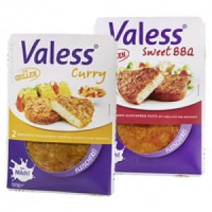 Valess Sweet BBQ oder Curry fleischfreie Filets, mariniert, ideal zum  1.88&nbsp;&euro;