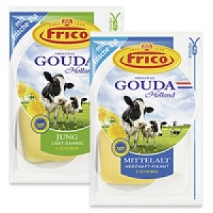 Frico Gouda jung oder mittelalt Holl&auml;ndischer Schnittk&auml;se, 48 % Fett i