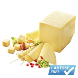 Milram Gouda Deutscher Schnittk&auml;se vom Block, 48 % Fett i. Tr., je 100