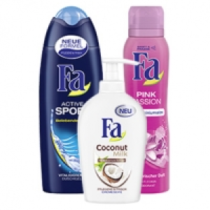 Fa Dusche, Deo Spray, Roll on oder flüssige Seife versch. Sorten, jede 0.75 €