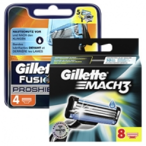 Gillette Mach3 oder ProShield Rasierklingen jede 4er/8er-Packung