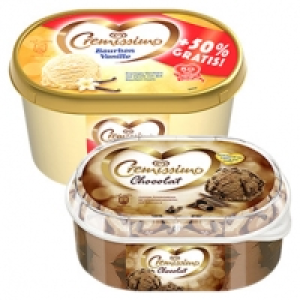 Langnese Cremissimo Eis Vanille + 50 % gratis = 1.500 ml oder Schokola