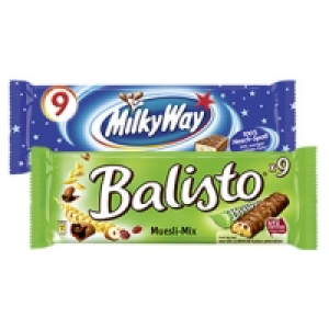 Milky Way, Bounty oder Balisto versch. Sorten, jede 193,5/166,5/257-g- 1.49&nbsp;&euro;