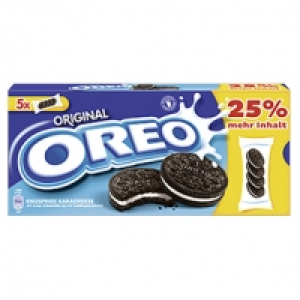 Oreo Doppelkeks + 25 % gratis, jede 220-g-Packung