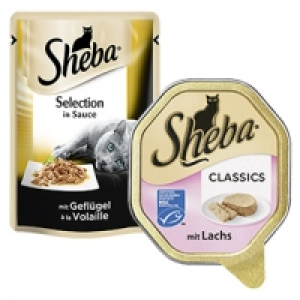 Sheba Katzen-Nassnahrung versch. Sorten, jede 85-g-Schale/Frischebeute