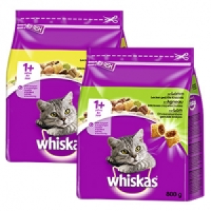 Whiskas Katzen-Trockennahrung versch. Sorten, jede 800-g-Packung