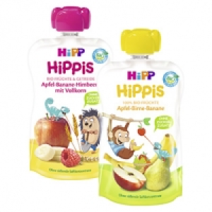 Hipp Hippis Fruchtquetschen versch. Sorten, jeder 100g / 120g-Beutel