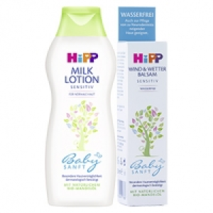 HIPP Babysanft Milch-Lotion, Waschgel Haut&Haar oder Wind&Wetterbalsam 2.69 €