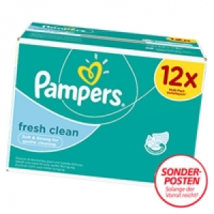 Pampers Feuchtt&uuml;cher versch. Sorten, jede 12er-Packung