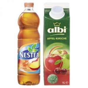 Nestea 1,5 Liter oder Albi 1 Liter, versch. Sorten, jede Flasche/Packu