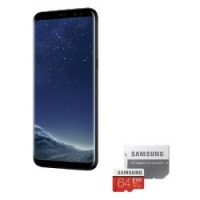 Cyberport Samsung Smartphones Samsung GALAXY S8 midnight black 64GB Android Smartphone + Samsung EVO