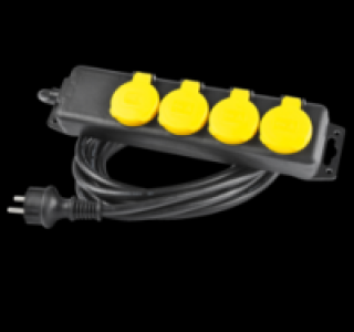 4-fach-Steckdosenleiste 9.99 €