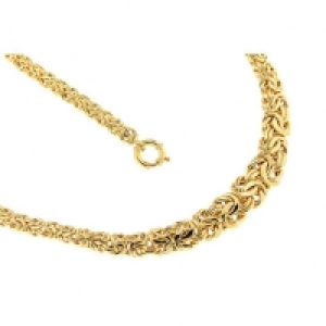 OROGELLI Damen Königskette, 585er Gelbgold